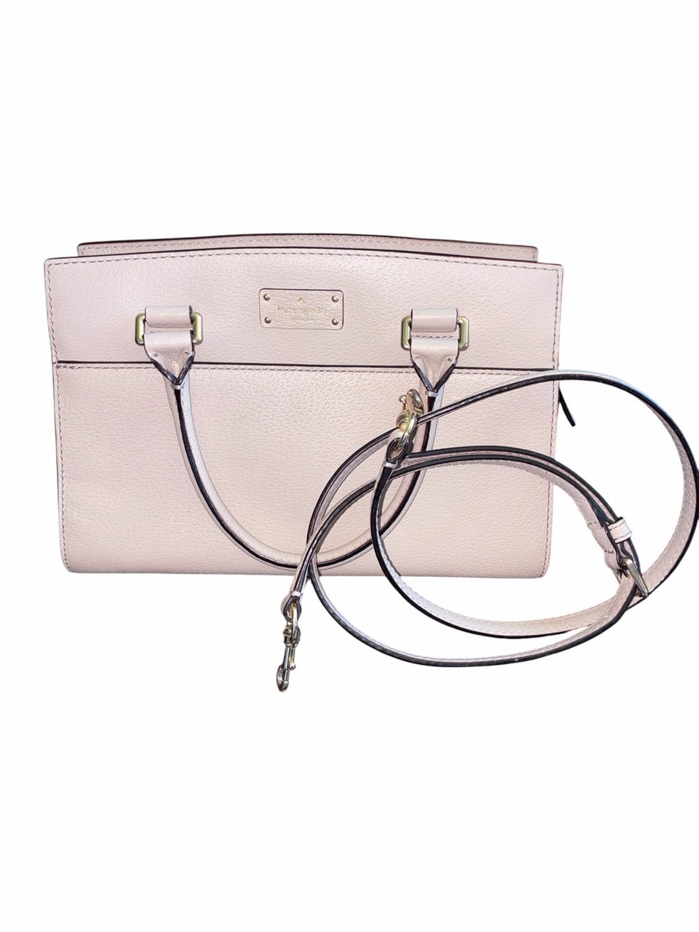 KATE SPADE EUC ‘STACI’ CROSSBODY SATCHEL IN A SOFT PASTEL PINK HUE
